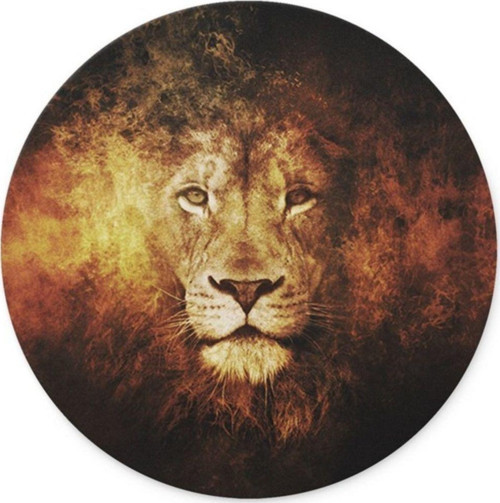 Aslan Yuvarlak Mouse Pad