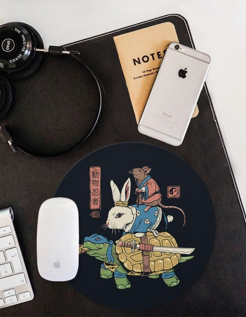 3 Kafadar Yuvarlak Mouse Pad