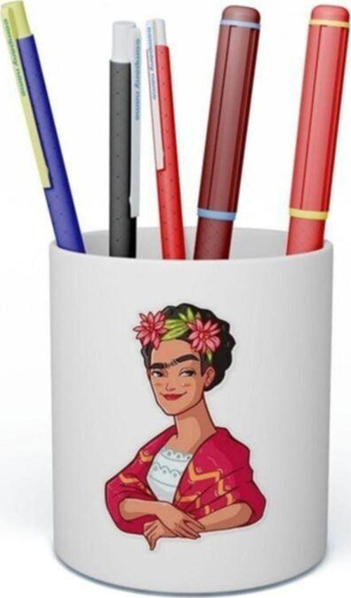 Geyik Desenli Tasarım Seramik Kalemlik