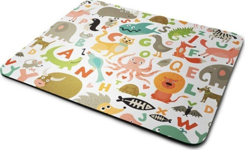 Harfler Ve Hayvanlar Mouse Pad