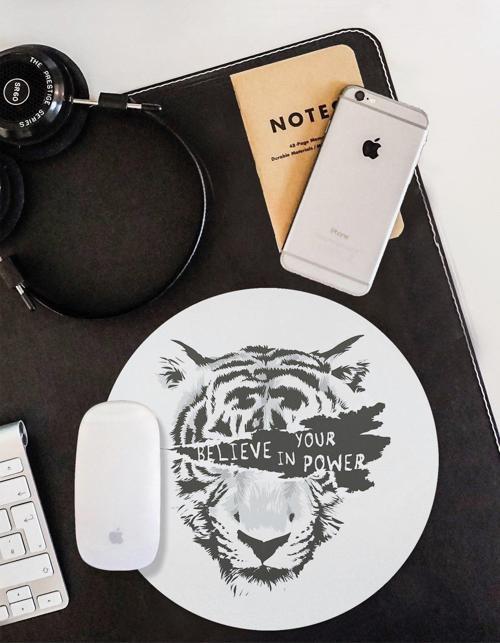 Kendi Gücüne Inan Yuvarlak Mouse Pad