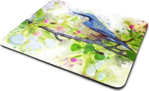 Kuş Desenli Mouse Pad