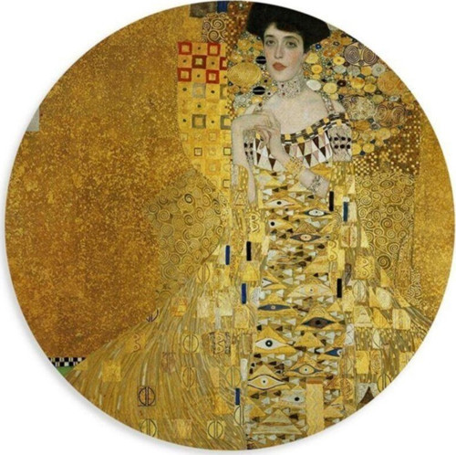 Gustav Klimt Adele Bloch Bauer Yuvarlak Mouse Pad