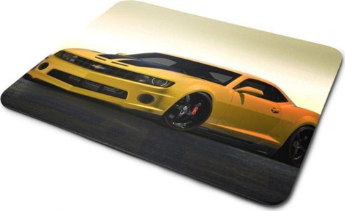 Sarı Spor Araba Mouse Pad