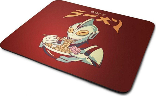Noodle Yiyen Uzaylı Mouse Pad