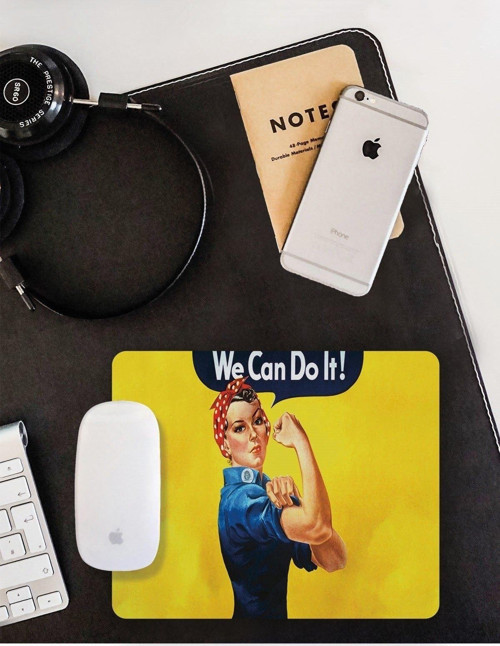 We Can Do It Mouse Pad 22 X 18 Cm
