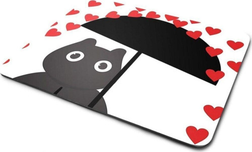 Kalp Yağmuru Mouse Pad