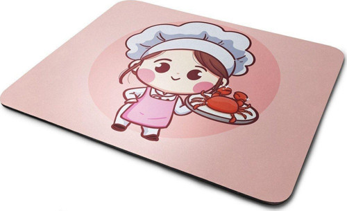 Minik Aşçı Dikdörtgen Kaymaz Taban Mouse Pad
