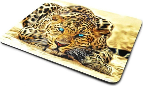 Leopar Bakışı Mouse Pad