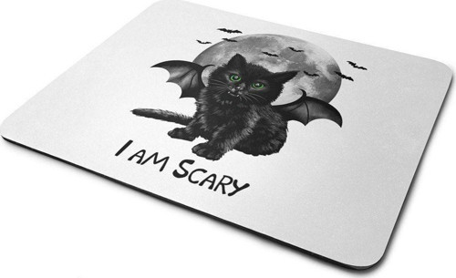 Vampirella Siyah Yavru Kedi Mouse Pad