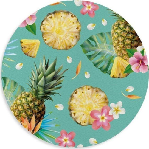 Ananas Meyve Tasarım Yuvarlak Mouse Pad