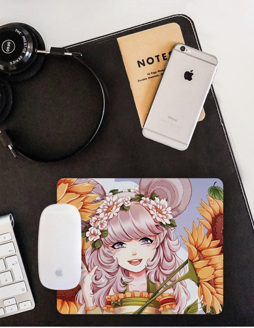 Anime Girl Mouse Pad