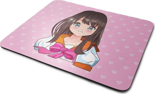 Anime Kız Dikdörtgen Kaymaz Taban Mouse Pad