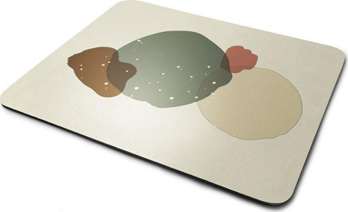 Soyut Çizim Dikdörtgen Kaymaz Taban Mouse Pad