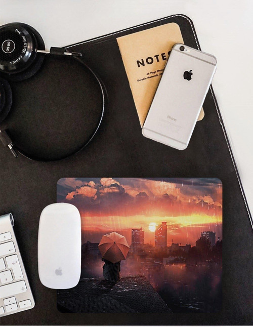 Yağmurlu Gece Mouse Pad
