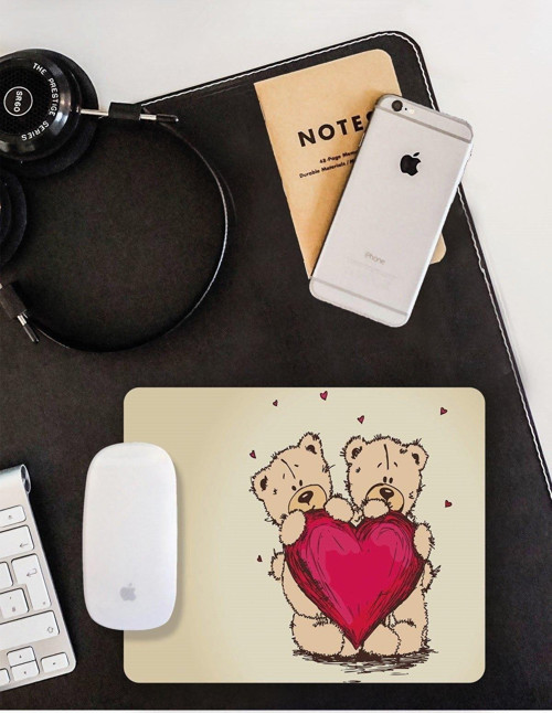 Kalpli Ayıcıklar Mouse Pad