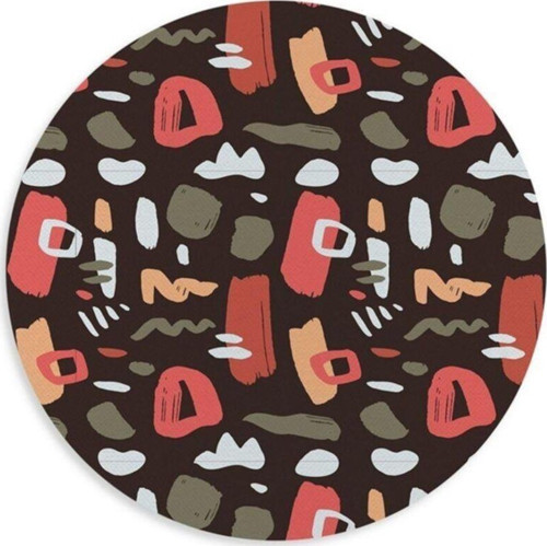 Renkli Tasarım Yuvarlak Mouse Pad