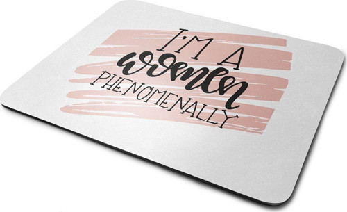 Ben Olağanüstü Bir Kadınım Dikdörtgen Kaymaz Taban Mouse Pad