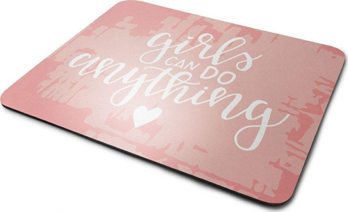 Kızlar Herşeyi Başarabilir Kulübü Dikdörtgen Kaymaz Taban Mouse Pad