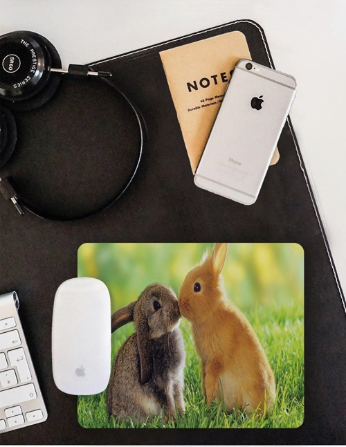 Minik Tavşanlar Mouse Pad 22 X 18 Cm