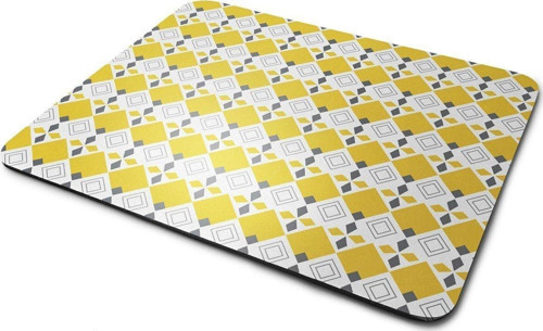 Geometrik Desenli Tasarım Dikdörtgen Kaymaz Taban Mouse Pad