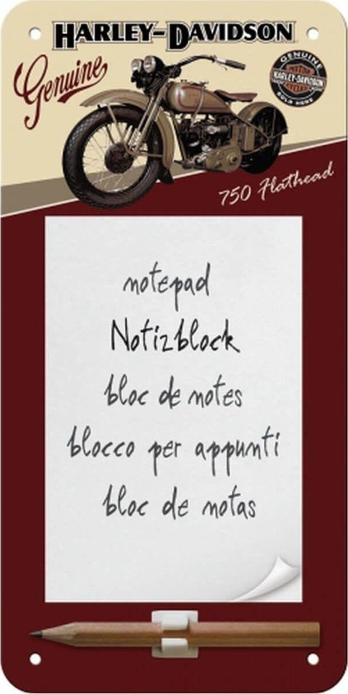 Art Harley Flathead Not Defteri 84027