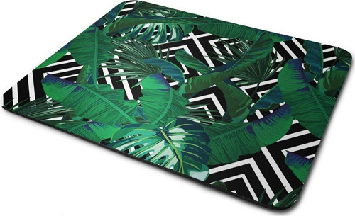Tropik Çiçekler Desenli Dikdörtgen Kaymaz Taban Mouse Pad
