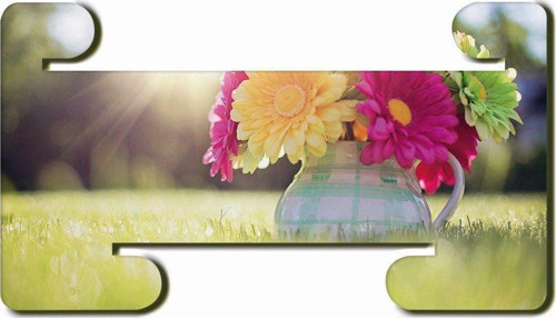 Vazodaki Çiçek Mdf Yatay Ve Dikey Baskılı Tablet Tutucu Stand