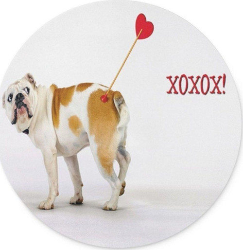 Aşperest Köpekli Yuvarlak Mouse Pad