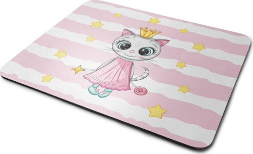 Queen Kedi Desenli Dikdörtgen Mouse Pad