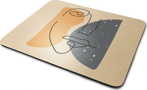 Soyut Tasarım Dikdörtgen Kaymaz Taban Mouse Pad