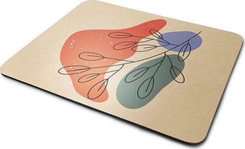 Soyut Tasarım Dikdörtgen Kaymaz Taban Mouse Pad
