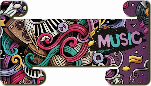 Müzik Aşkı Mdf Yatay Ve Dikey Baskılı Tablet Tutucu Stand