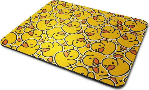 Sarı Ördekler Dikdörtgen Kaymaz Taban Mouse Pad