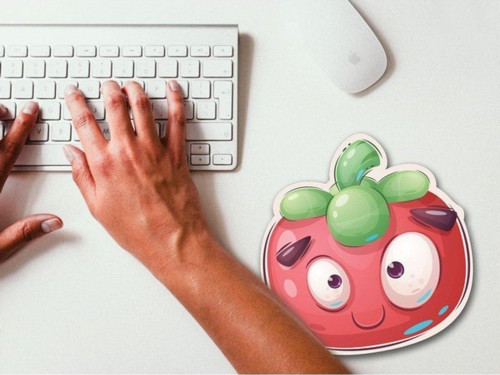 Kawaii Domates Şeklinde Özel Tasarım Mouse Pad