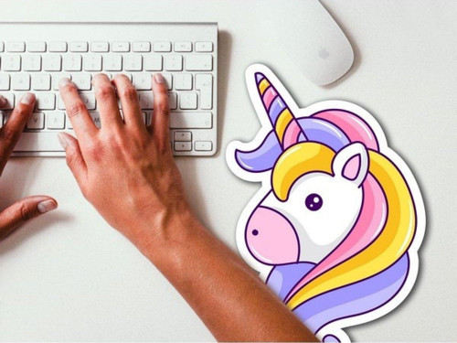 Unicorn Şeklinde Özel Tasarım Mouse Pad