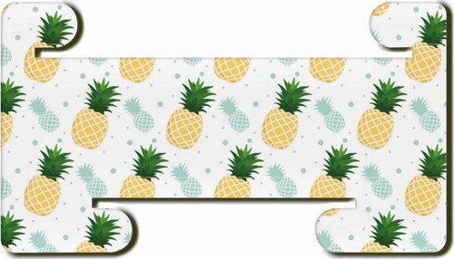 Ananas Meyveli Mdf Yatay Ve Dikey Baskılı Tablet Tutucu Stand