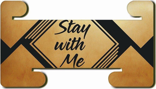 Stay With Me Benimle Kal Mdf Yatay Ve Dikey Baskılı Tablet Standı
