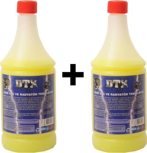 2 Adet Ağır Yağ Sökücü Ve Radyatör Temizleme Ilacı Sarı 1 Litre