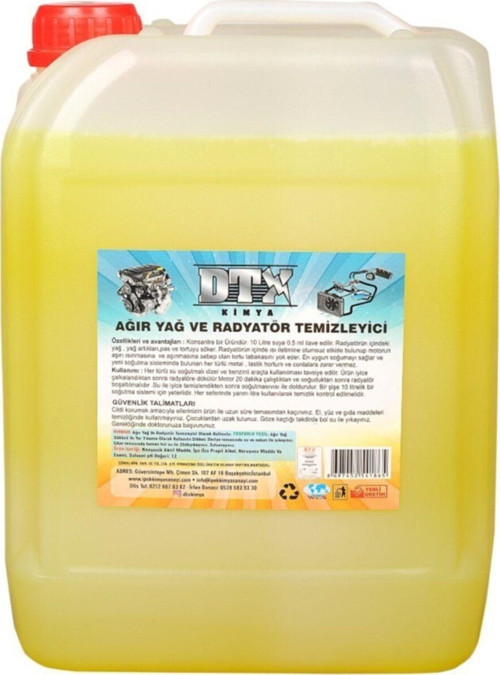 Ağır Yağ Sökücü Radyatör Temizleme Ilacı 5 Litre