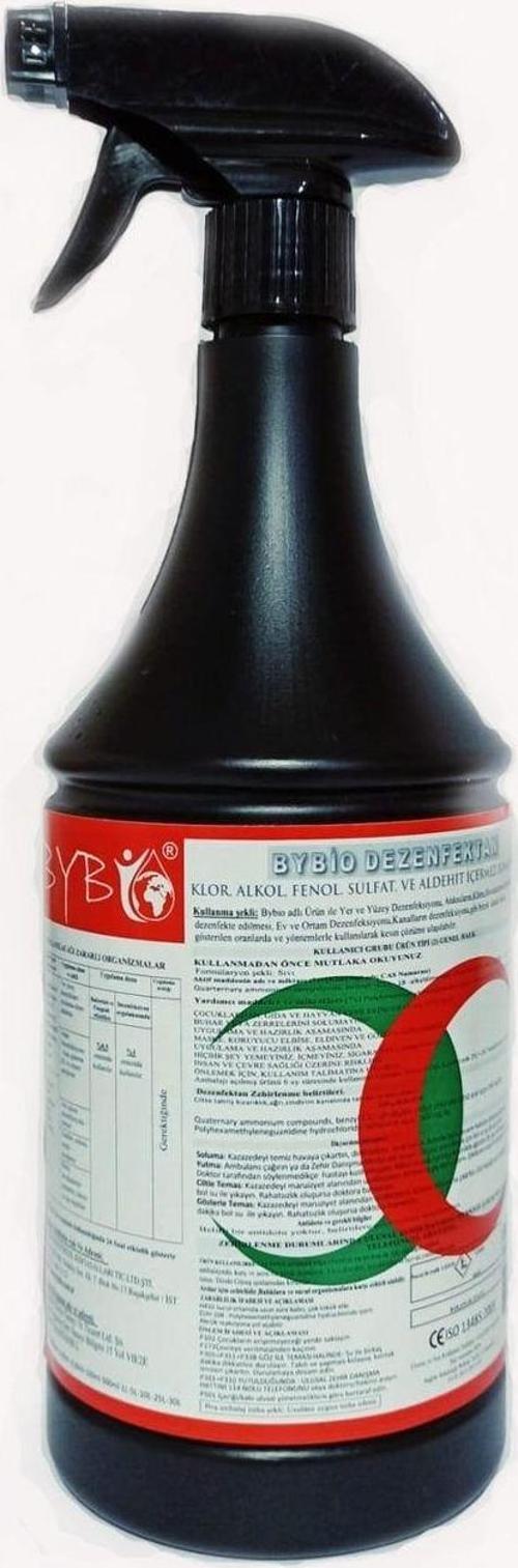 Bybio Alkolsüz, Kokusuz, Zararsız 1/100 Konsantre Dezenfektan 1 Litre