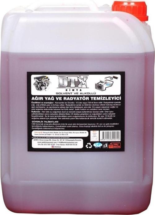 Solventli Radyatör Ve Soğutma Sistemi Temizleyici 5L