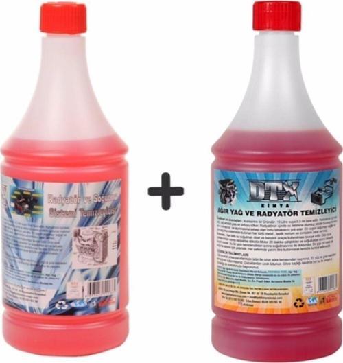 Oto Kalorifer Ve Petek Temizleme Ilacı (Solventli) 1Lt &Ağır Yağ Sökücü,Radyatör Temizleme Ilacı 1Lt