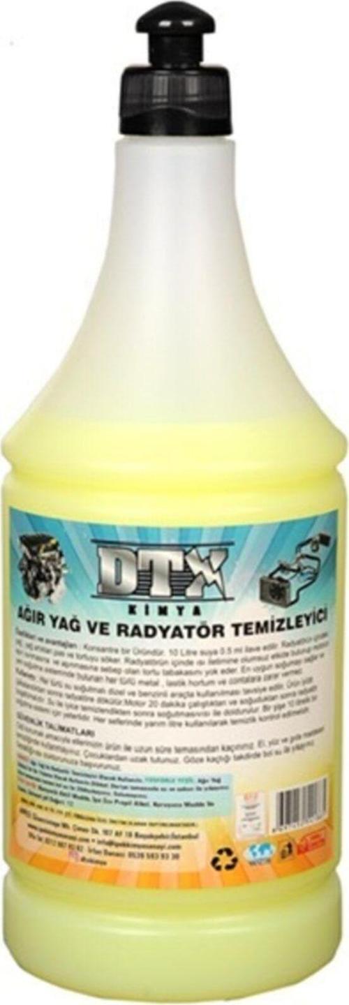 Dtx Kimya Ağır Yağ Sökücü Radyatör Temizleme İlacı 1 Litre