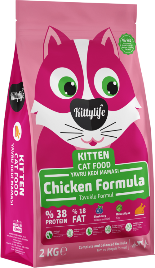 Kitten Tavuklu Yavru Kedi Maması 2 Kg
