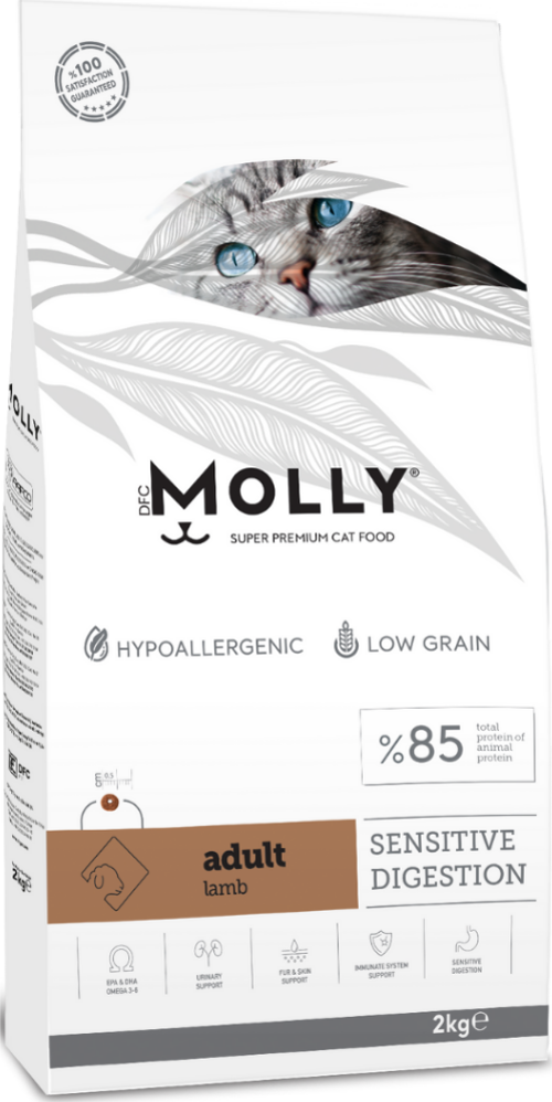 Düşük Tahıllı Hypoallergenic Sensitive Digestion Kuzu Etli Yetişkin Kedi Maması 2 Kg
