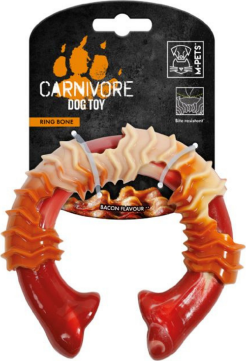 Carnivore Dog Toy Ring Bone Pastırma Aromalı Köpek Oyuncağı