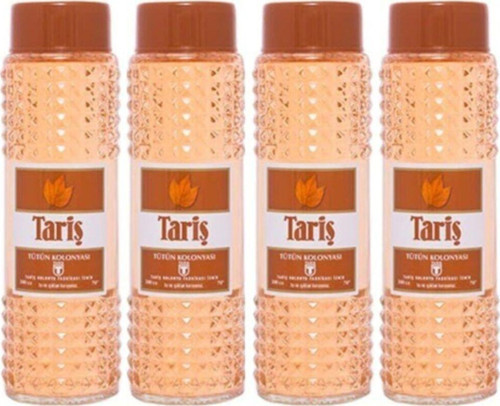 Tütün Kolonyası Cam Şişe 300Ml / 4 Lü Set