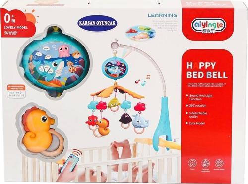 Beşik Süsü Dönencesi Projektörlü Bebek Yatağı Dönencesi