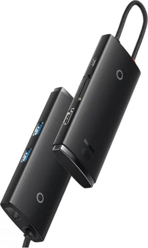 Wkqx050101 Örgülü Kablo Type-C 6In1 Hub (2Usb 3.0 -Hdmı-Sd-Tf-Type-C)